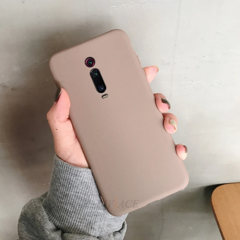 Чехол для xiaomi mi 9t pro redmi k20 7a, однотонный силиконовый чехол ярких цветов для xiaomi redmi k20 pro, милый ТПУ чехол для задней панели телефона