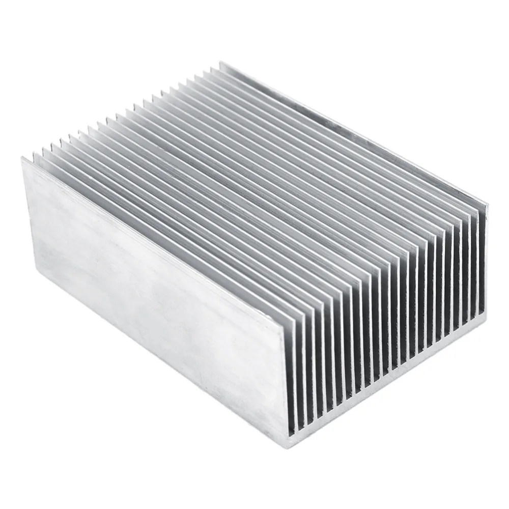 

1pc Aluminum Heatsink Heat Sink Cooling Chip Cooler Tool for Led Amplifier Transistor IC Module 100*69*36mm