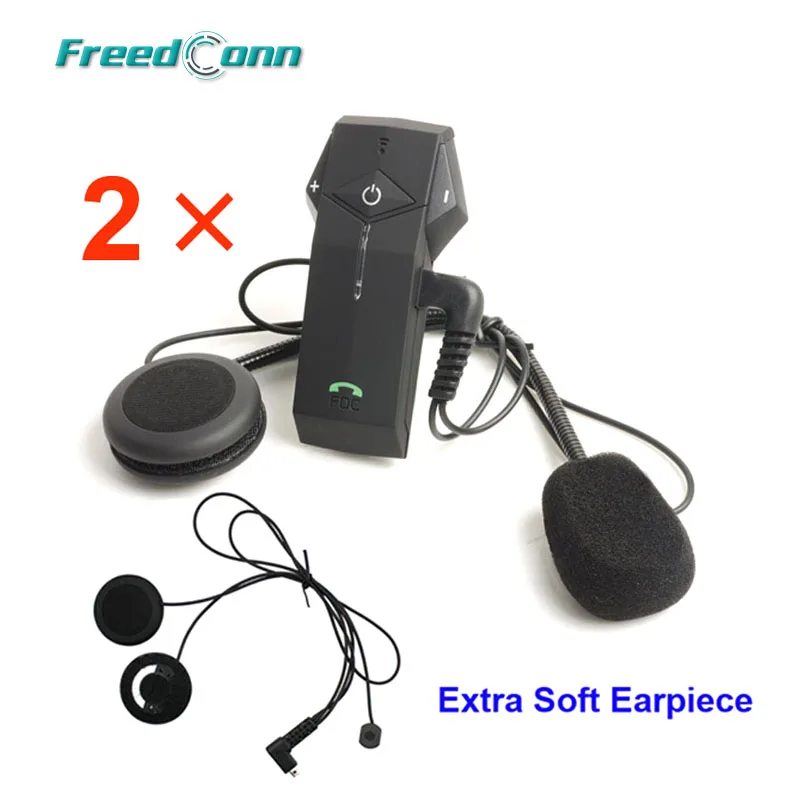 

Free Shipping!!2PC Original 1000M Motorcycle Bluetooth Helmet Intercom BT Interphone NFC Technology FM Radio+Extra Soft Earpiece