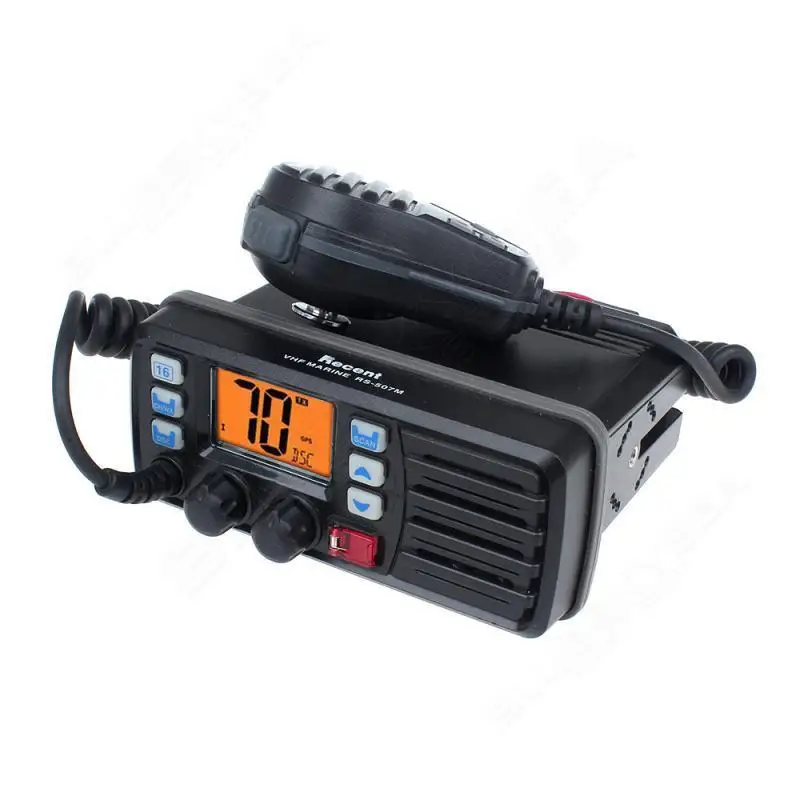 Recent RS 507M VHF 25W 88CH 2 Way Marine Boat Coast Radios