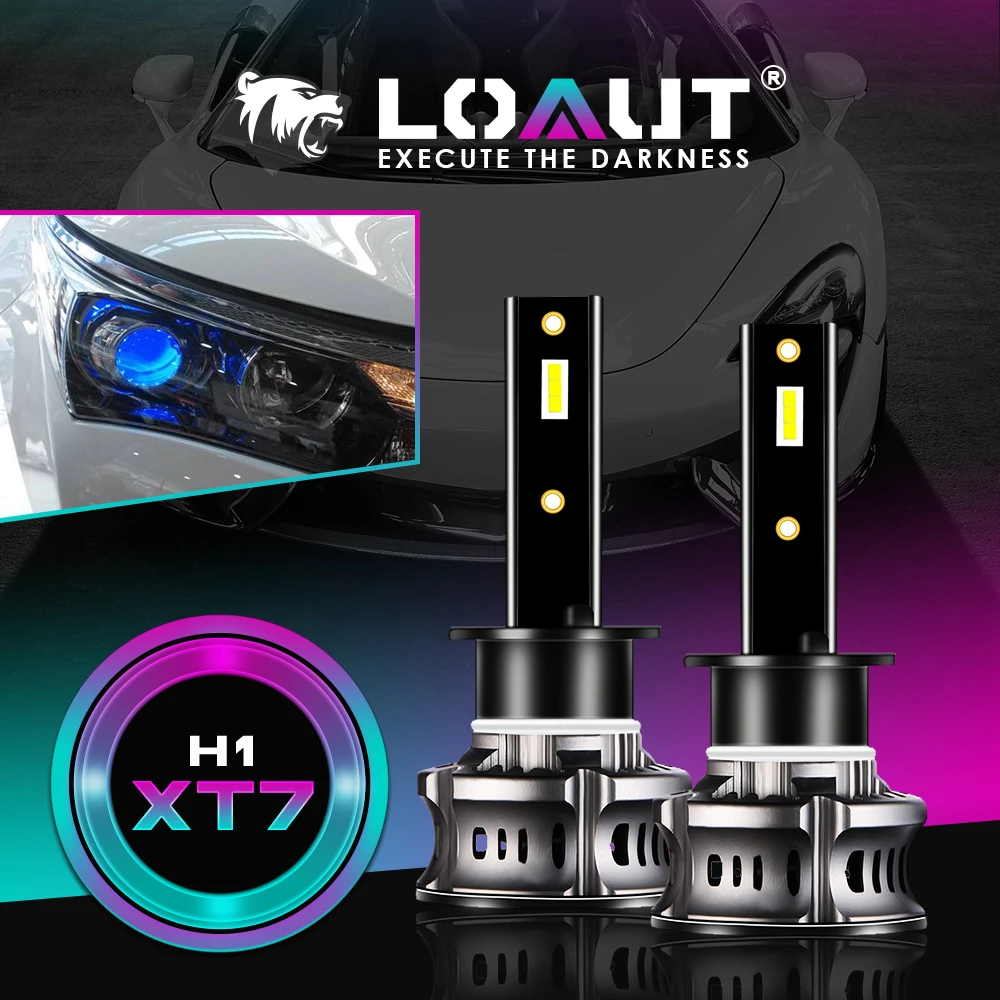 

2019 Mini Projector Lens XT7 CSP CAR H1 H3 HIGH POWER LED Headlights HIGH LOW FOG Light 6500K 12V 24V BLUE ANGEL DEVIL EYES