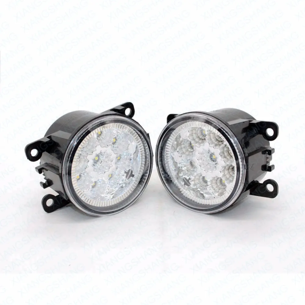 LED Front Fog Lights For OPEL Vectra C GTS Hatchback 2002-2007 2008 Car Styling Round Bumper DRL Daytime Running Driving | Автомобили и