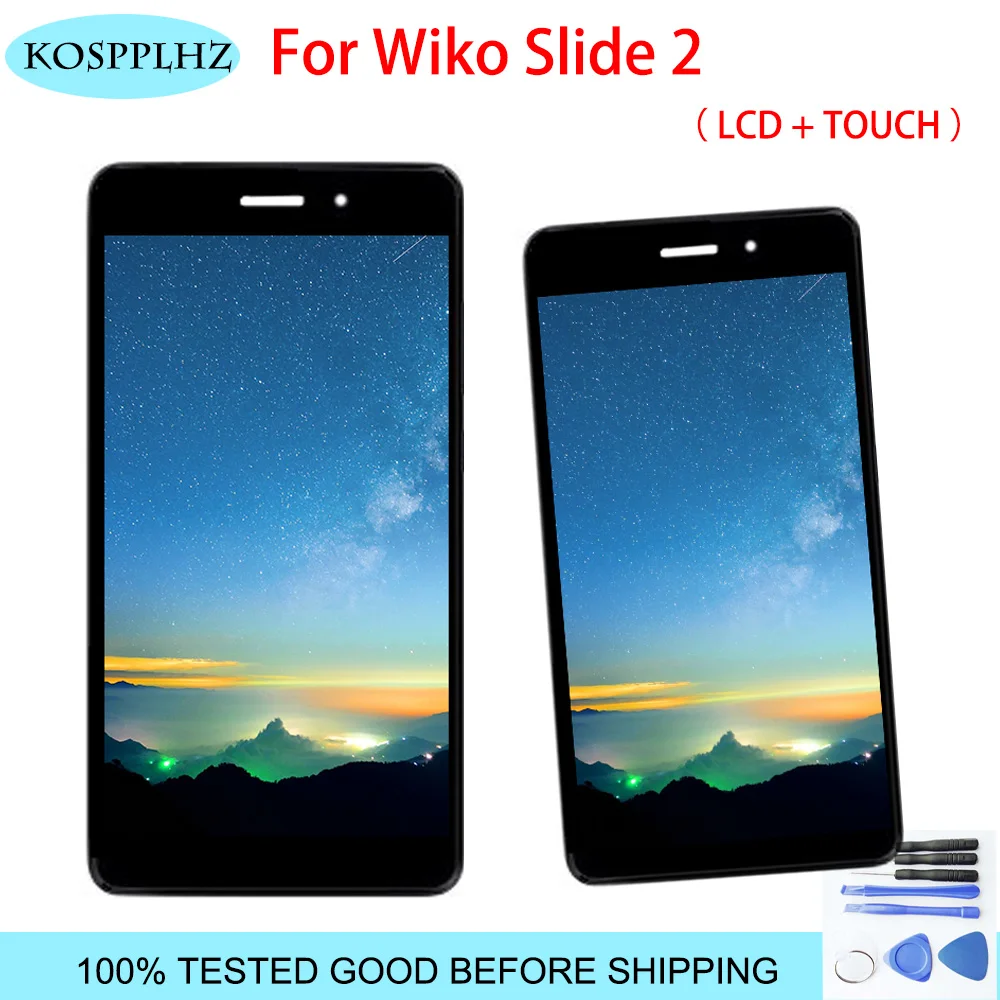 Для Wiko Slide 2 ЖК дисплей экран с сенсорным экраном в сборе 5 &quot1280x720 p телефон +