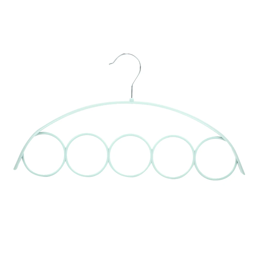 

Nordic 5-Hole Scarf Rack Plastic Belt Racks Pants Practical Scarf Rack 5-Hole Tools Holder Multifunctional