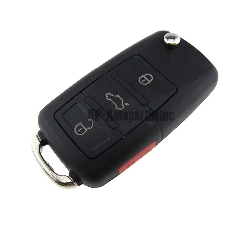 2 3 4 BTN Flip Car Remote Key Shell for Volkswagen VW Jetta Golf 4 5 Passat B5 B6 Tiguan Beetle Polo Bora Anahtar For SEAT SKODA 3