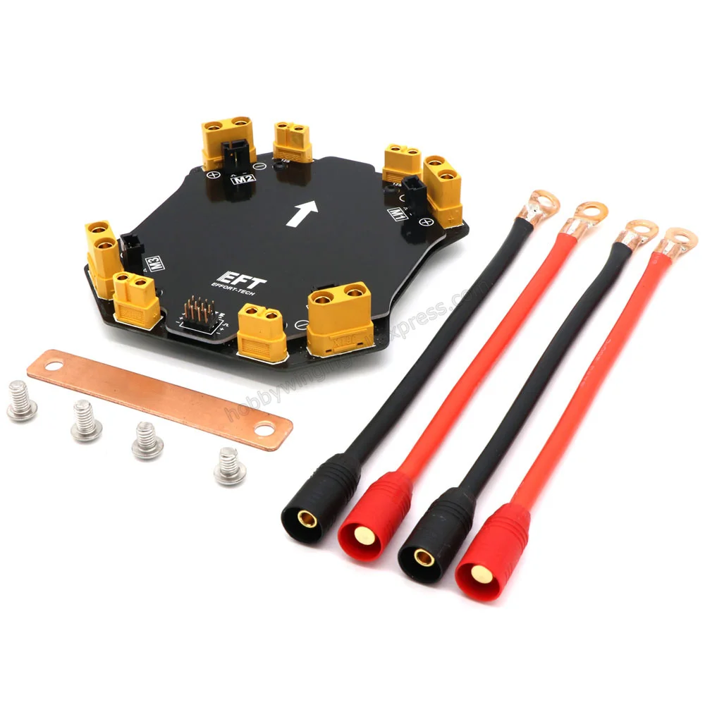 E410 Agricultural Drone Power board V4 high current distribution board with AS150 plug