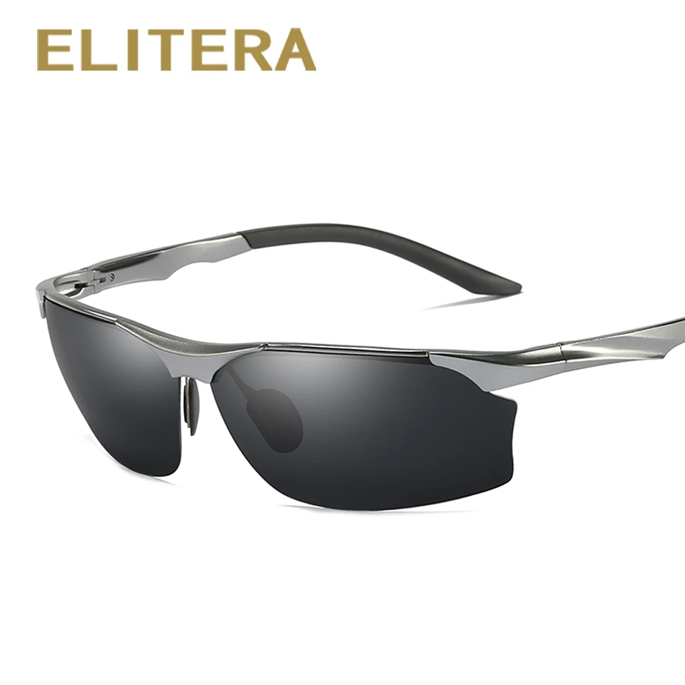 Мужские солнцезащитные очки ELITERA брендовые дизайнерские поляризованные