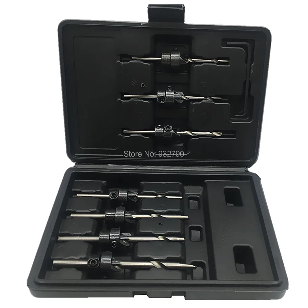 Buy 22pcs Tapered Drill Countersink Bit Screw Set Wood