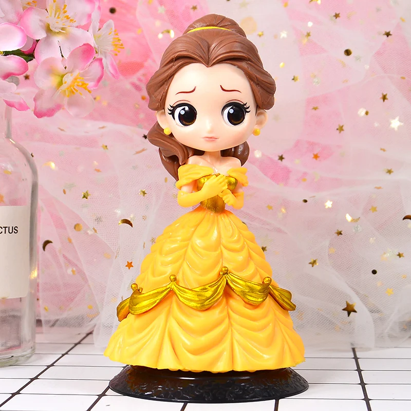 Q posket кукла принцессы Ариэль запутанная Рапунцель Эльза Анна фигурка игрушки Симпатичные куклы игрушки торт фигурка для торта украшения на