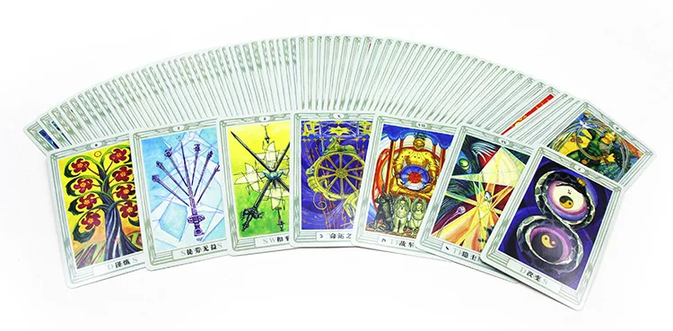 78 Cards Thoth Deck Playing Tarot Cards Magical Board Game Family Xmas Birthday Gift1