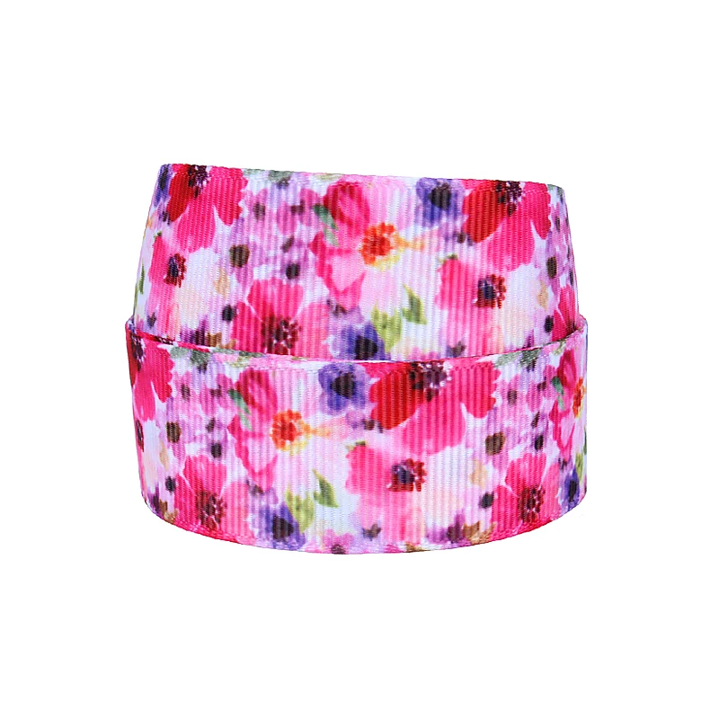 

FLRA Ribbon (50yards/lot)FLORA Ribbons factory direct sale heat transfer ribbon in flower pattern