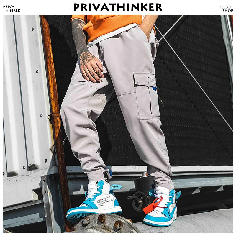 Privathinker, мужские уличные брюки карго, одежда, мужские цветные шаровары, мужские весенние штаны для бега в стиле хип-хоп, спортивные штаны
