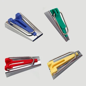 

Great 1Set/4pcs Fabric Bias Tape Maker Binding Tool Set Machine Tool Sewing Quilting Sewing Tools