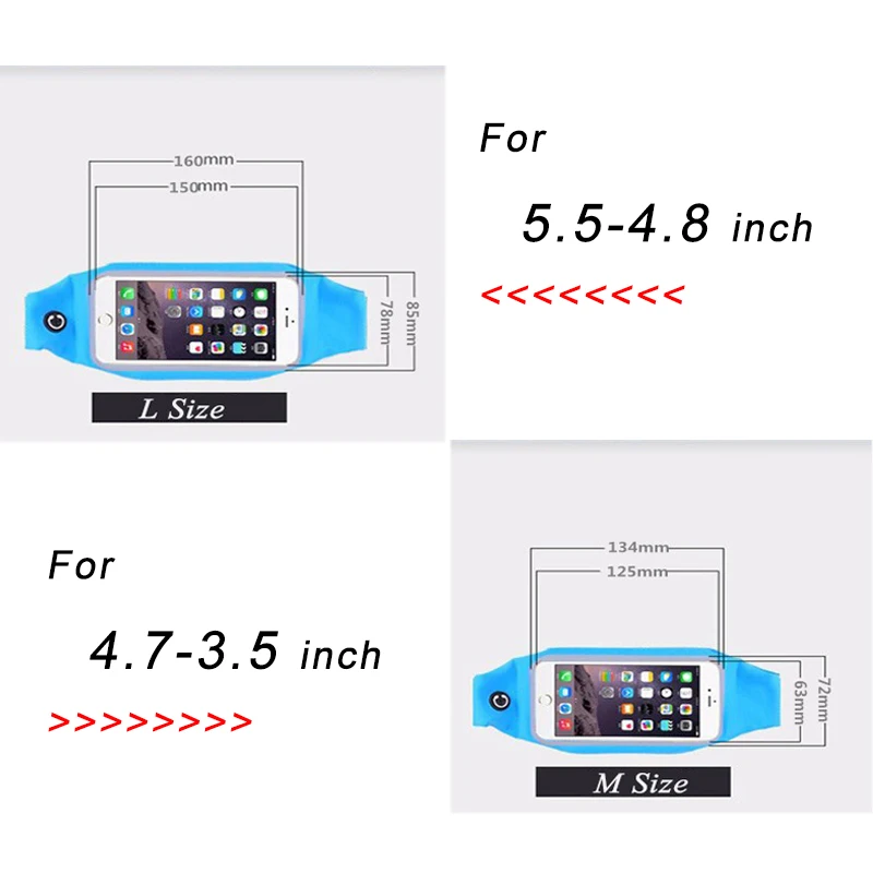 Сумка для бега карман на поясном ремне Спорт Водонепроницаемый чехол для Samsung Galaxy S8 SM-G9500 S8+ плюс G9550 телефон для спортивного зала, для пробежки, чехол