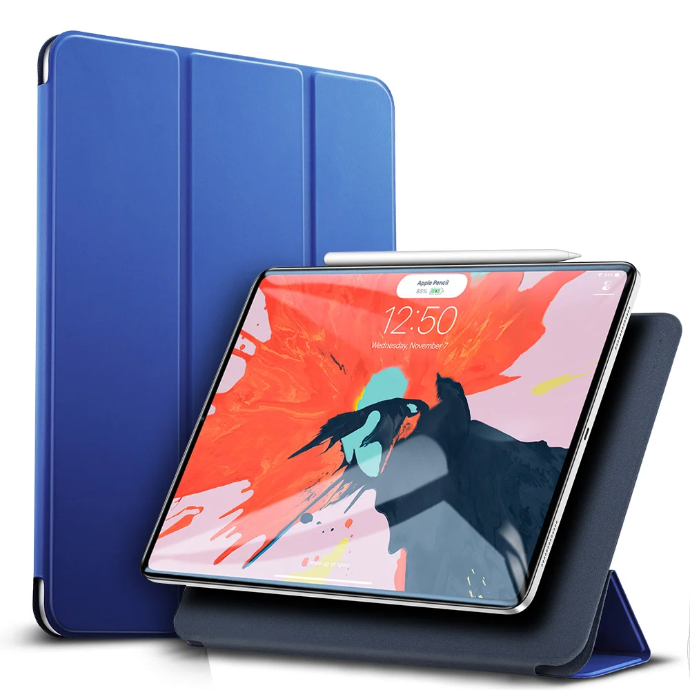 ESR Магнитная Smart Case для iPad Pro 11 2018 Cover Trifold стенд магнит Дело магнитное крепление прорезиненный чехол для iPad Pro11