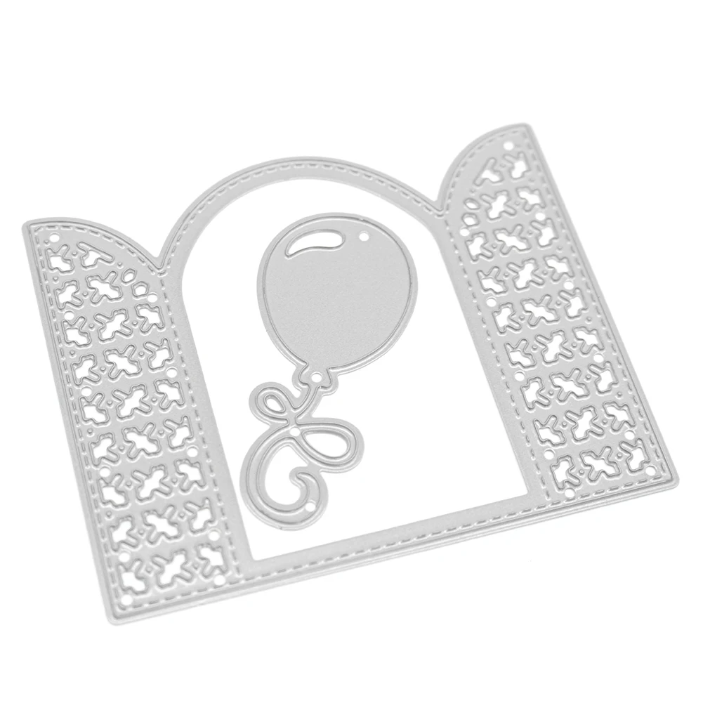

Balloon Window Metal Cutting Dies Stencils Scrapbooking Die Cuts Greeting Card Photo Album DIY Decorative Craft Dies