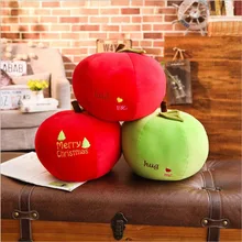 Creative Simulation Apple Plush Toys Stuffed Apple Toy Soft Plush Pillow Children Birthday Gift Christmas Gifts minocool simulation cockroach plush toy insect stuffed plush animals cockroach soft pillow toys children nursery girl gifts