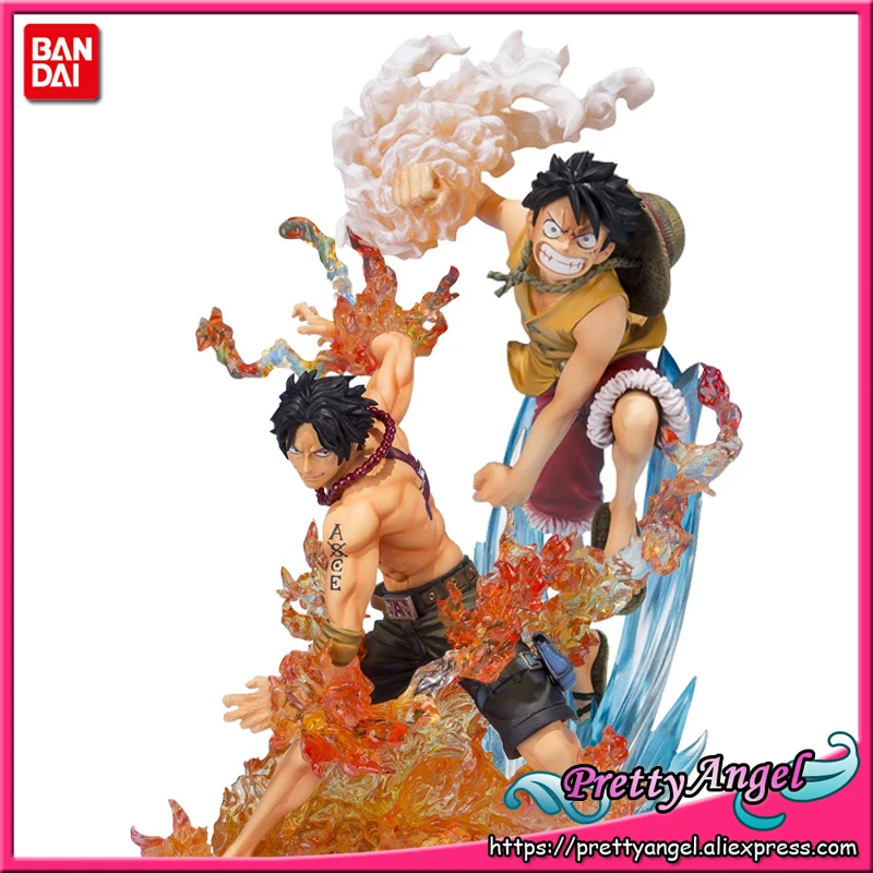 Подлинная бандаи тамаши нациями Figuarts ZERO цельная Обезьяна D. Luffy &amp Portgas Ace (Brother's