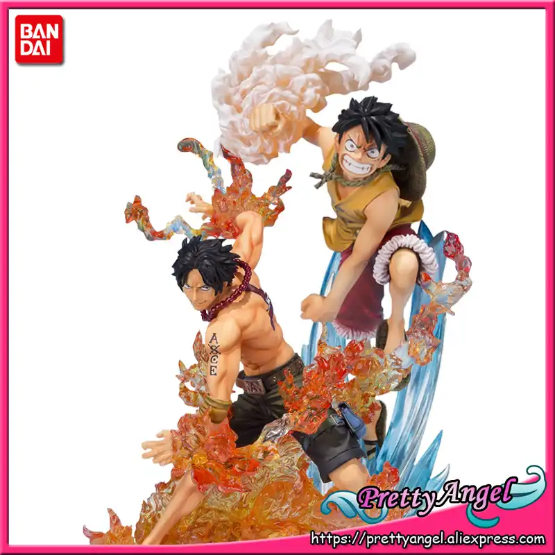 本物のバンダイ魂国連フィギュアーツzero One Pieceモンキー D ルフィ Portgas D エース ブラザーのボンド コレクション フィギュア Figuarts Zero Bandai Tamashii Nationsone Piece Aliexpress