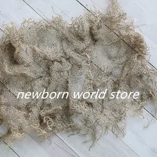 Конопляный шнур полые Тканое одеяло, новорожденный реквизит одеяло