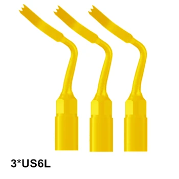 

Left Angle 3PCS US6L Dentist Surgery Tools Dental Equipment For Dental Piezo Surgery Tip For MECTRON WOODPECKER Ultrasurgery