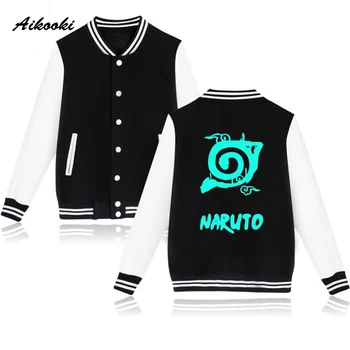 

Naruto Baseball Jacket Men Women Harajuku Sweatshirt Coats 2019 Winter Jackets Anime Naruto Capless Hoodies Naruto Jacket Mens