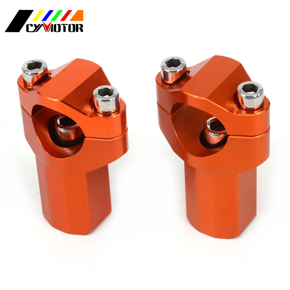 Motorcycle Higher 28MM Handlebar Clamp Risers Bar Mount Clamp For KTM