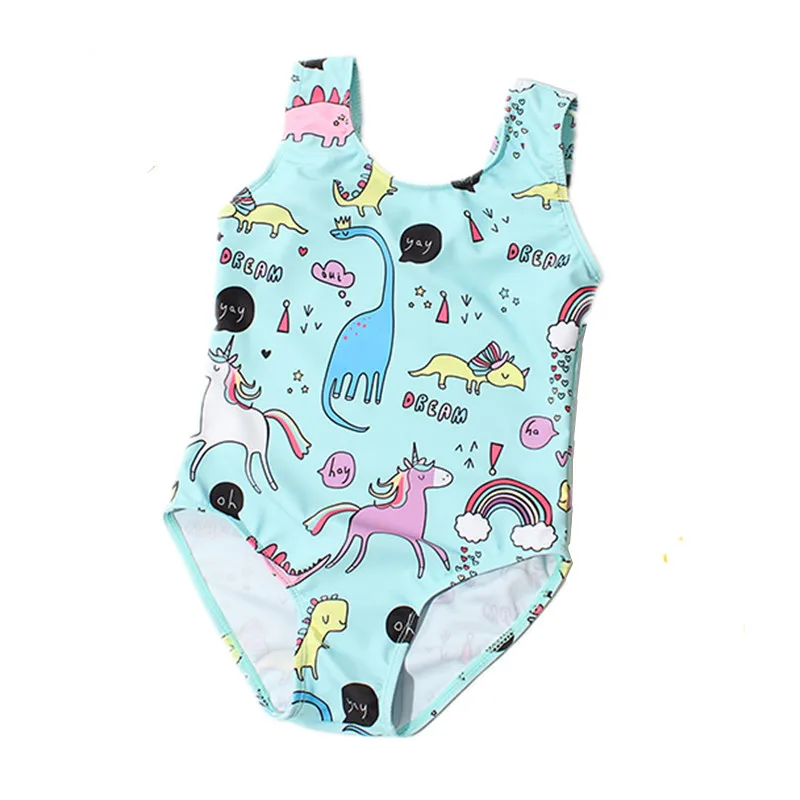 

Unicorn Swan Swimsuit for Girls 12M-8Y Baby Girl One Piece Swimsuit Cute Kids Swimming Suit Pink Cartoon Children Bathing Suit