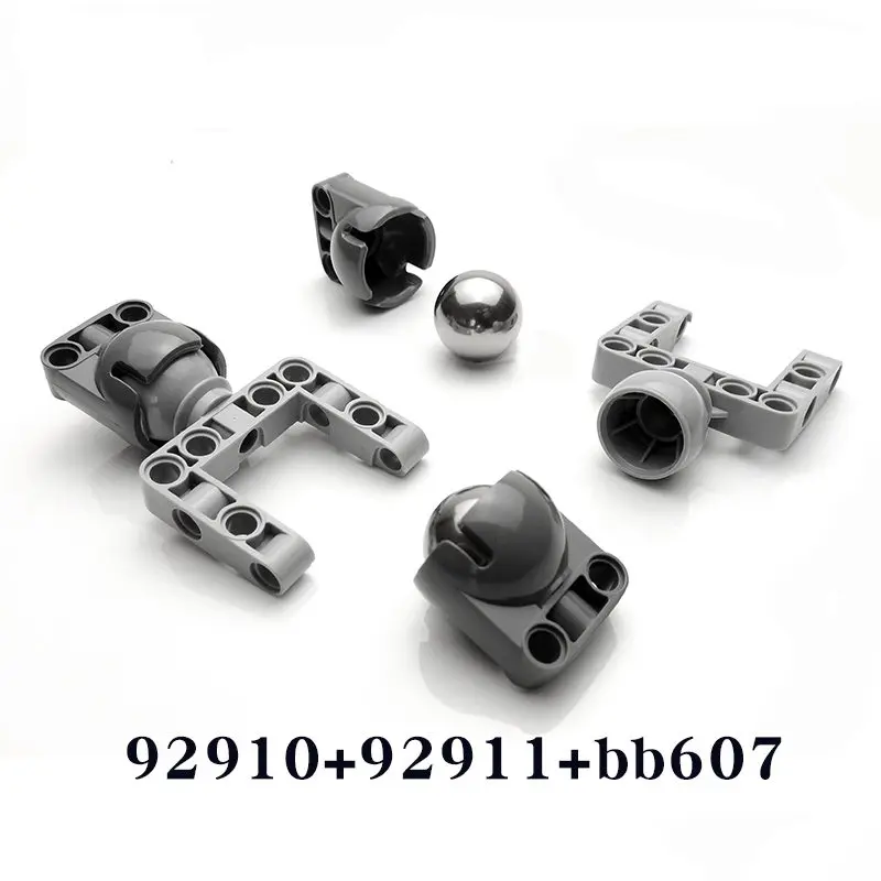 

ev3 accessories technology parts bb607+92911 universal wheel 6023956 4610380 MOC Technic Building blocks compatible with legoing