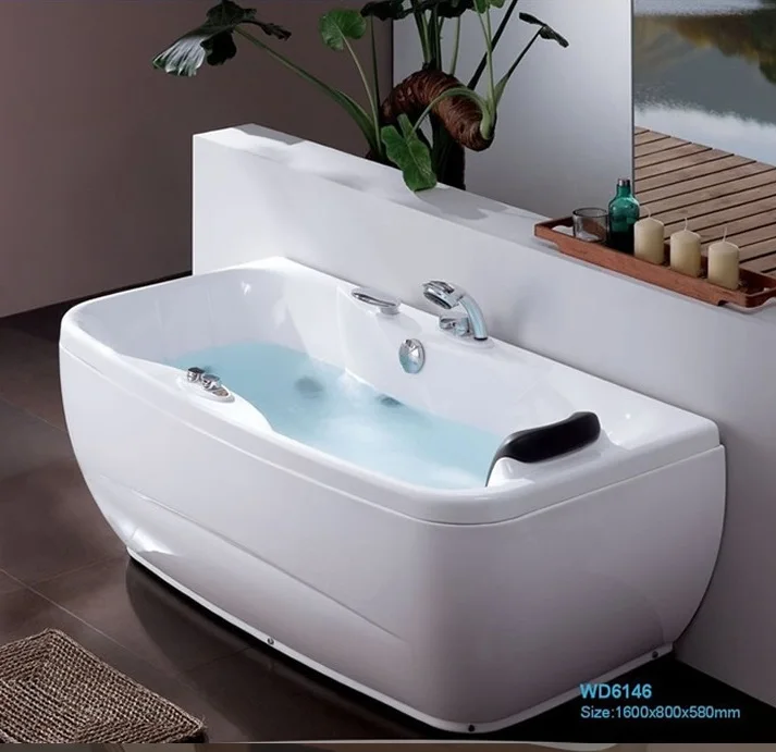 Fiber glass Acrylic whirlpool bathtub Three side Skirt Apron Hydromassage Tub Nozzles Spary jets spa RS6146 Fiber glass Acrylic whirlpool bathtub Three side Skirt Apron Hydromassage Tub Nozzles Spary jets spa RS6146