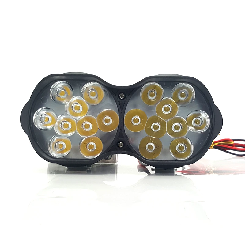 CNSUNNYLIGHT Motorcycles LED Headlight 16W 2000Lm Scooters Fog Spotlight  (11)