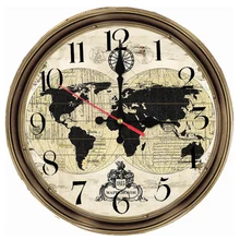 Лучшие продажи деревянные настенные часы кварцевые часы с одним лицом натюрморт наклейки современная гостиная Круговой Стиль