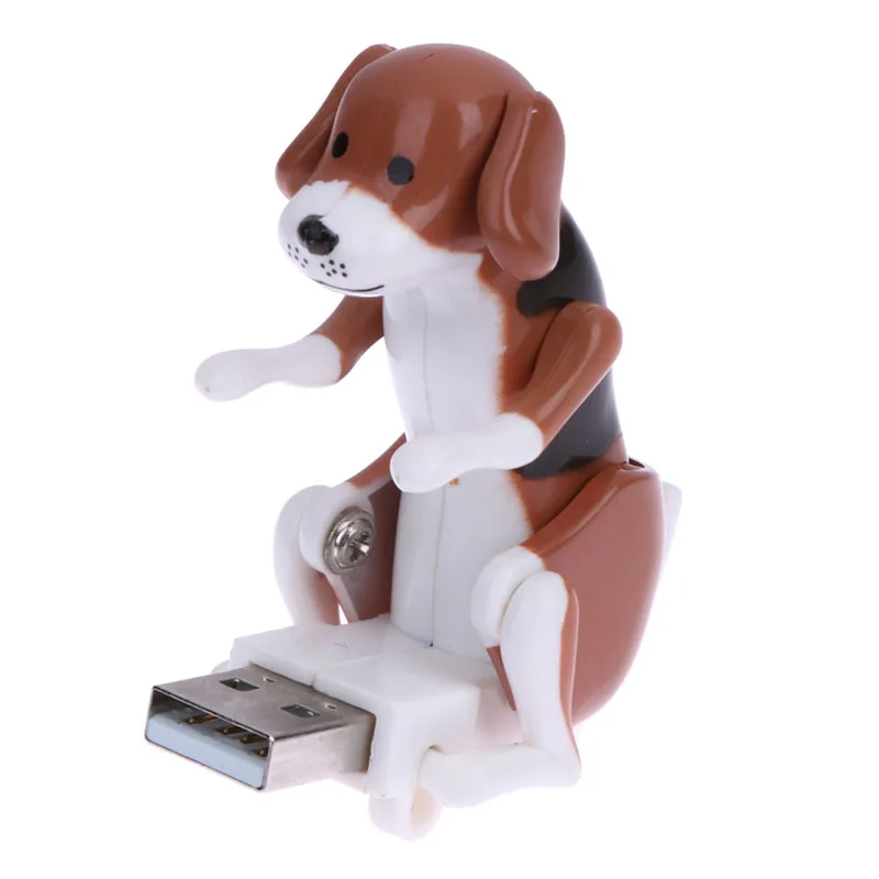 White Coffee Mini Funny Cute font b USB b font Humping Spot Dog Toy font b