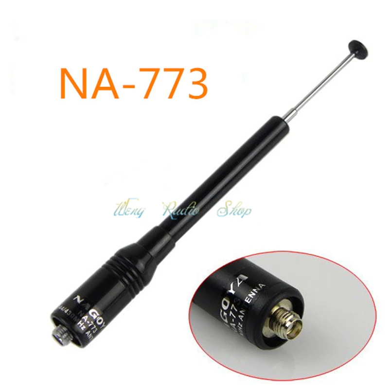 imágenes para Nagoya NA-773 SMA-F de Alta Ganancia Doble Banda Antena Telescópica CALIENTE For Two Way Radio BaoFeng UV-5R UV-B5-B6 uv TYT walkie talkie imágenes para Nagoya NA-773 SMA-F de Alta Ganancia Doble Banda Antena Telescópica CALIENTE For Two Way Radio BaoFeng UV-5R UV-B5-B6 uv TYT walkie talkie