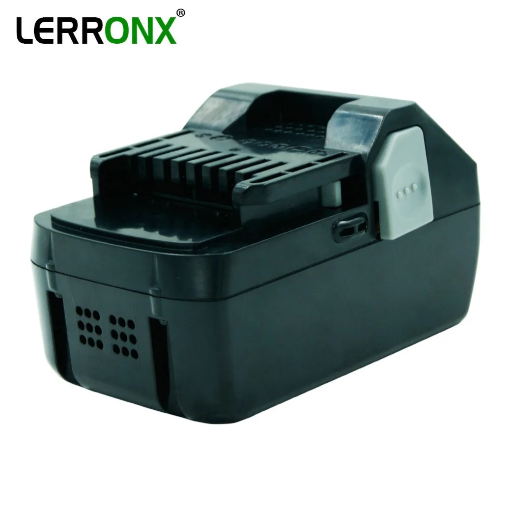 

LERRONX 18V 4.0Ah Li-ion rechargeable battery for Hitachi Power Tool BSL1830 BSL1840 DS18DSAL 330067 Replacement Lithium bateria