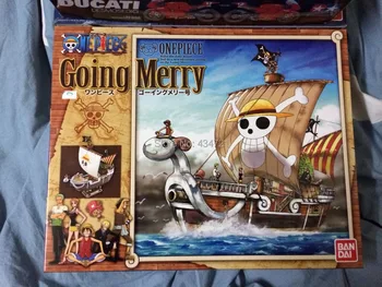 

Hot Bandai Grand Ship DIY Collection Anime Comic One Piece Going Merry Luffy's Ship Model Figure Toys New Box