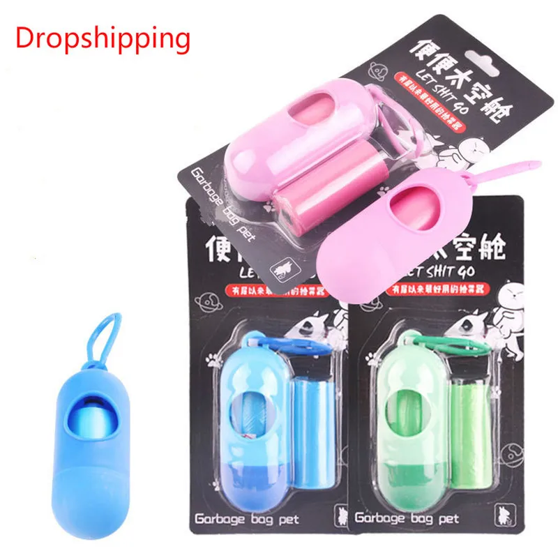 

VIP Dropshipping Pet Dog Poop Bag for Zero Waste Poo Toilet for Dogs for Cleaning A Dog Supplies Bags Dispenser with Packaging
