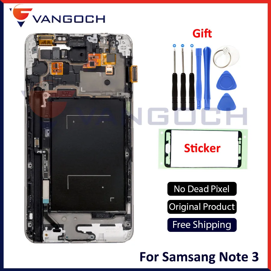Для samsung Galaxy Note 3 N9005 N900A N900 N900V дисплей ЖК-экран сенсорный экран дигитайзер сборка