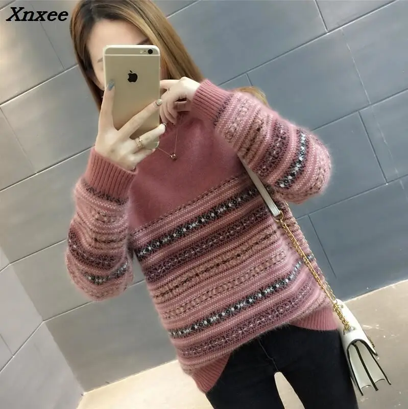 knitted sweater Women pullovers knitwear 2018 jumper pull femme Xnxee knitted sweater Women pullovers knitwear 2018 jumper pull femme Xnxee