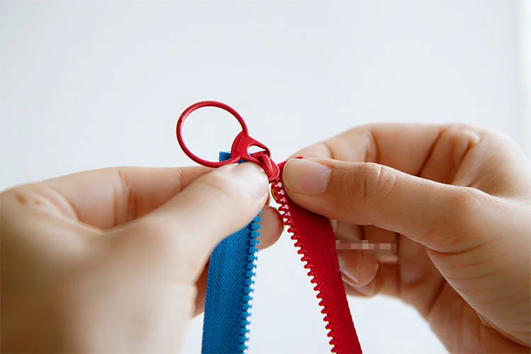 Mix 100pcs 3# Resin zipper pull ring multicolor zipper head for yards Zipper Sliders Bag Garment Sewing Material DIY Accessory