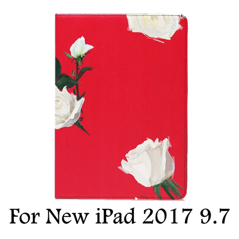 Чехол для iPad air 2 iPad 6 из искусственной кожи чехол для планшета для iPad Air 1 iPad 5 Pro 9,7 дюймов Funda Capa Para+ пленка+ стилус - Цвет: Red 3