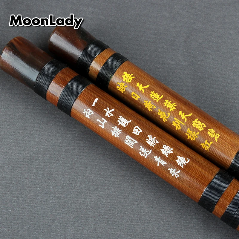 Бамбуковая флейта с черной линией Музыкальные инструменты традиционный ручной работы китайский духовой инструмент легко узнать Dizi флейта
