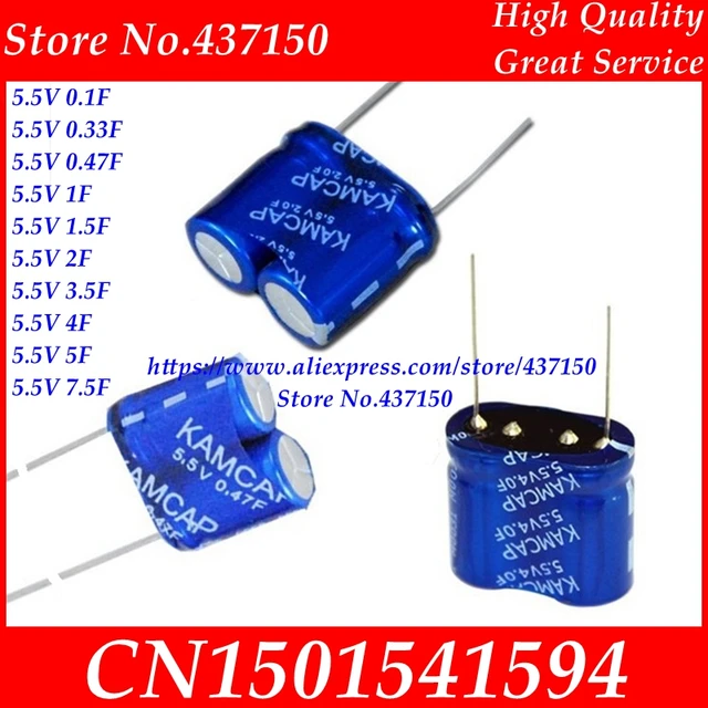 super capacitor farad capacitor combination type 5.5V 0.1F 0.33F 0.47F