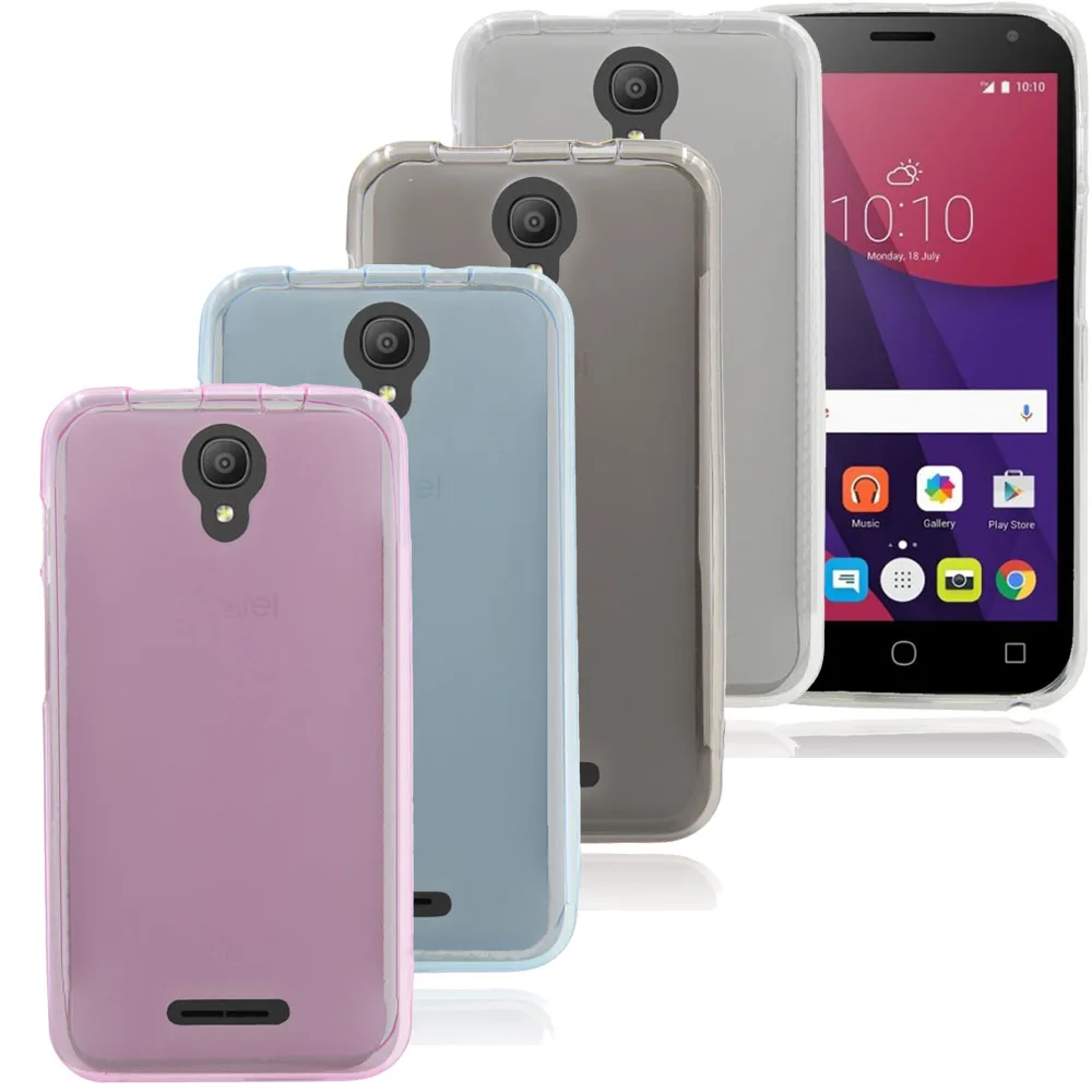 Прозрачный ударопрочный Тонкий силиконовый чехол для Alcatel Pixi 4 6 &quot8050D 9001D 5&quot 3G 4G