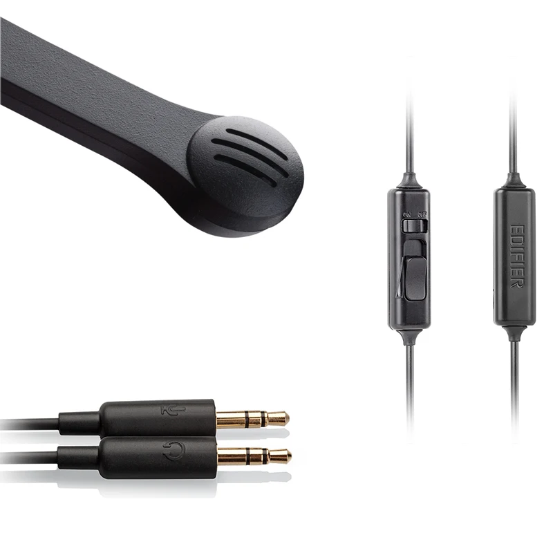 EDIFIER K800 Over Ear Headphones Гибкая Удобная игры гарнитура Шум с шумоподавлением
