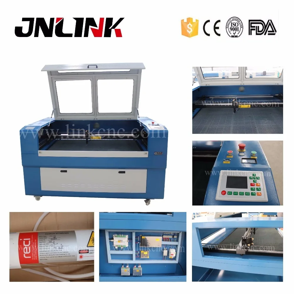 JNLINK new designed cnc leather cutting machine denim jeans laser