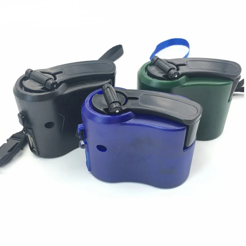 

Universal Outdoor Emergency Charger Portable Hand Power Charger Dynamo Hand Crank USB Charging Charger for Samsung Xiaomi LG