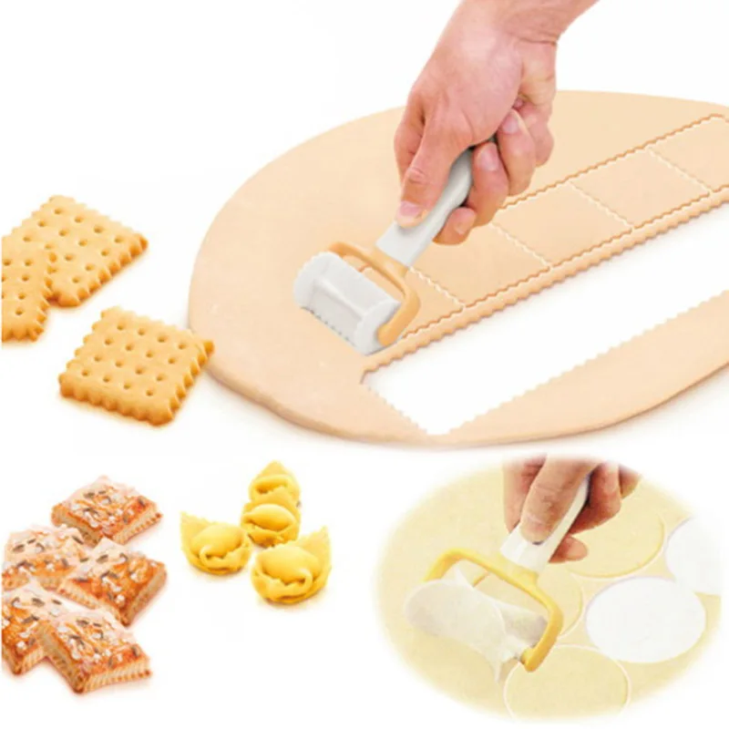 3PCSLOT-Fondant-Cake-Bakery-Tools-Rolling-Angel-Biscuit-Ravioli-Cutter-Plastic-Icing-Spatula-Cookie-Round-Rolling-Biscuit-Cutting-CT1131