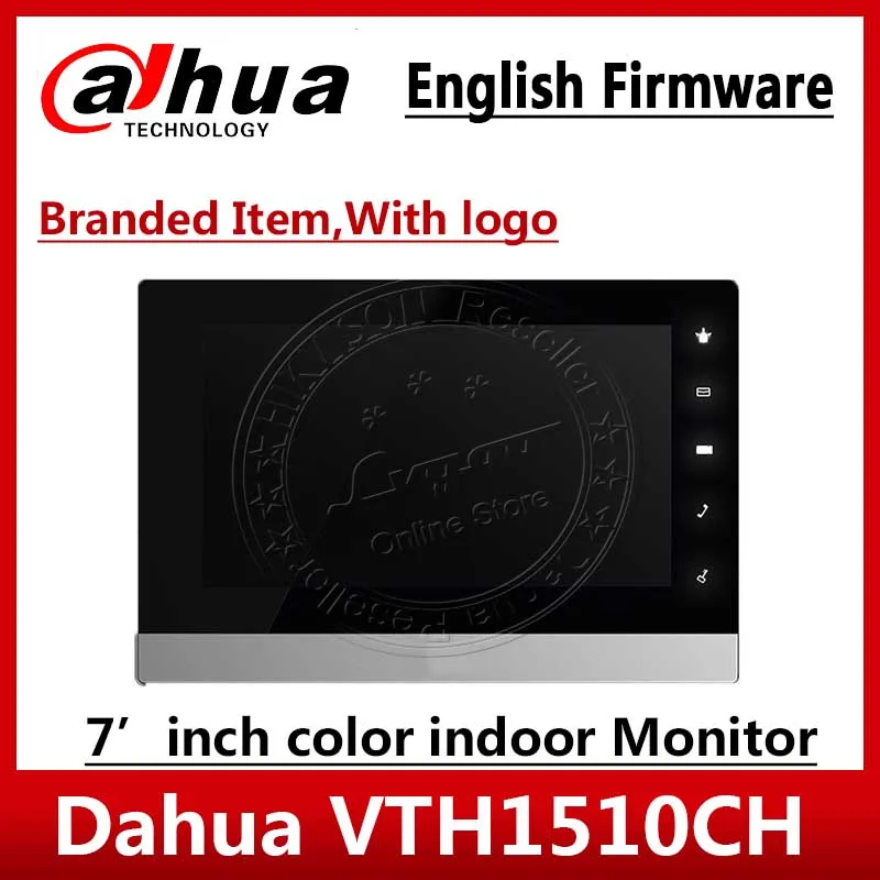 Dahua Original English version VTH1510CH IP Video Intercom 7- inch Indoor POE Touch Screen Monitor with logo need extra shipping