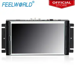 Feelworld P839-9AHT 8 дюймов открытым рамки мониторы 480x800 TFT ЖК дисплей s металла сенсорный экран промышленных